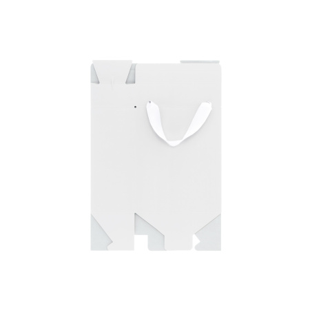 Подарочная коробка-пакет универсальная малая, белая
