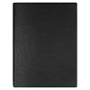 Ежедневник Flexy Foggia Leatherette B5, черный, недатированный, в гибкой обложке  в подарочной коробке