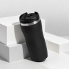 Термокружка Double wall mug C1, soft touch, 350 мл, черный
