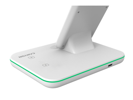 Беспроводное зарядное устройство для гаджетов 3-в-1 с технологией QI Canyon WS-303 (CNS-WCS303W), 15W, белый Беспроводное зарядное устройство для гаджетов 3-в-1 с технологией QI Canyon WS-303 (CNS-WCS303W), 15W, белый