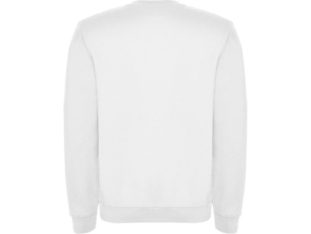 Свитшот с начесом Clasica унисекс, белый