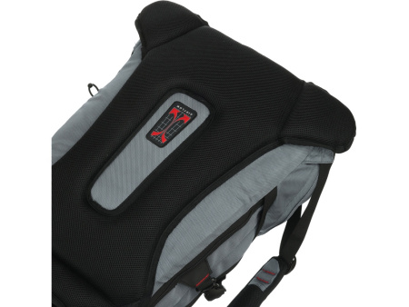 Рюкзак TORBER DRIVE с отделением для ноутбука 15, серый/красный, полиэстер 1680D, 36x17x50 см, 30 л