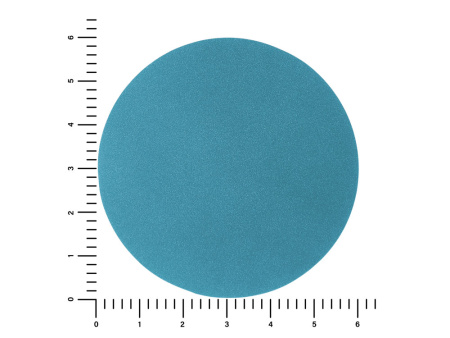 ПАТЧ КРУГ nubuk (голубой) 6,0 х 6,0 см