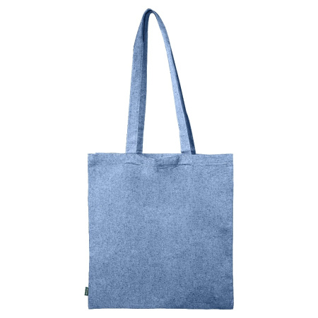 Сумка для покупок Caravan Recycled Melange 140 г/м², синяя