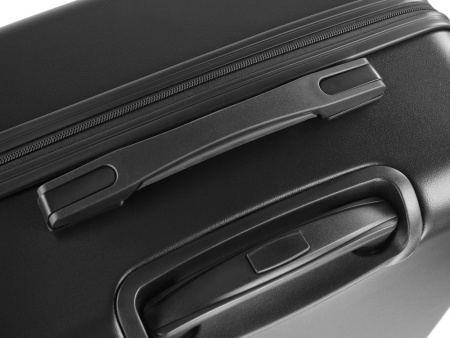 Чемодан BUGATTI КАЛЛИСТО | KALLISTO, чёрный, АБС-пластик, 50,5х30,5х74 см, 100 л