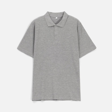 Рубашка поло унисекс Tervise, серый меланж, размер 3XL