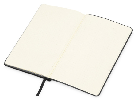 Блокнот Notepeno А5 с тонированными линованными страницами, черный