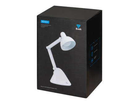 Настольный светильник с функцией беспроводной зарядки Bendy (Р) Настольный светильник с функцией беспроводной зарядки Bendy (Р)