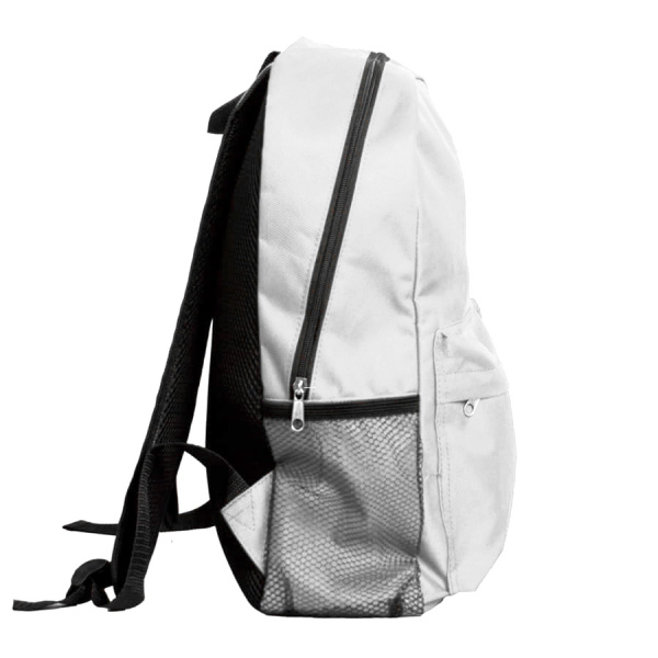 Рюкзак водостойкий "DISCO", белый, 41 x 30 x11 см, 100% полиэстер 600D