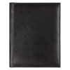 Суперобложка из натуральной кожи Universal leather размер А5+ , черная,  с блокнотом