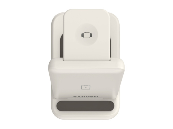 Беспроводное зарядное устройство 3-в-1 CANYON WS-304 (CNS-WCS304B), 15W, бежевый Беспроводное зарядное устройство 3-в-1 CANYON WS-304 (CNS-WCS304B), 15W, бежевый