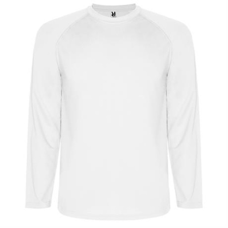 Спортивная футболка MONTECARLO L/S мужская, БЕЛЫЙ S