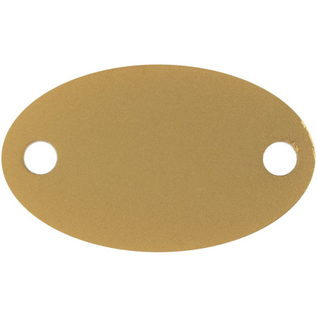 Шильдик металлический Alfa Oval, золотистый