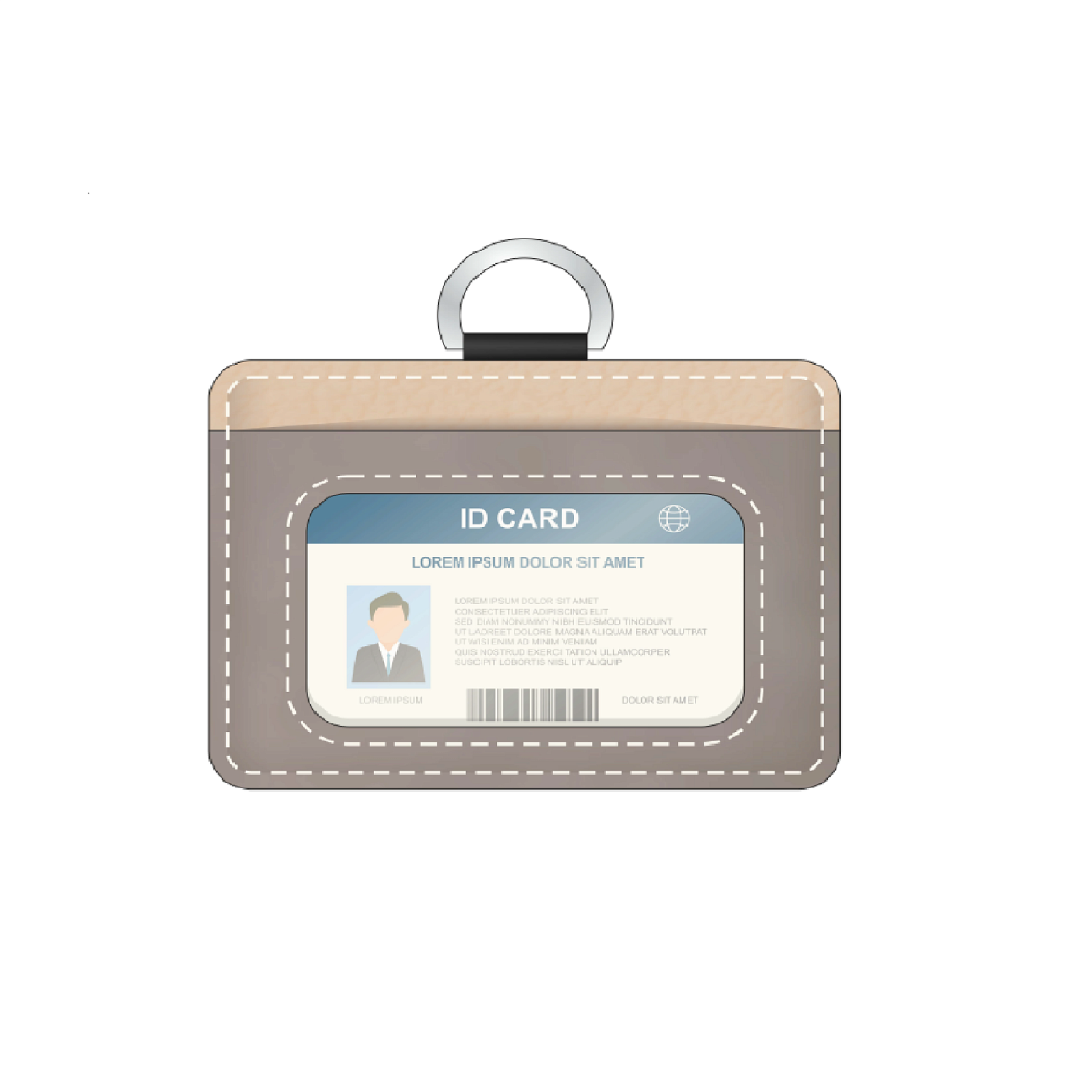 Держатель для пропуска Estilo. Под заказ