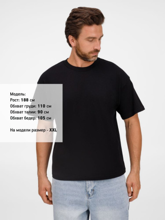 Футболка оверсайз унисекс Legacy, черная, размер 3XL