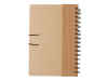 Крафтовый блокнот А5 в твердой обложке Saharan Cypress, 80 листов 70 гр/м2 бумаги, натуральный