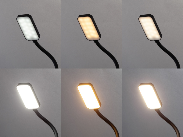 Лампа "Smart Flex" с беспроводным 3в1 (15W) ЗУ с MagSafe, часами, карандашницей и подсветкой логотипа