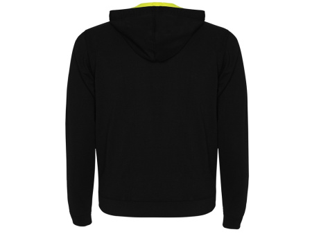 Толстовка на молнии Fuji, черный/неоновый желтый