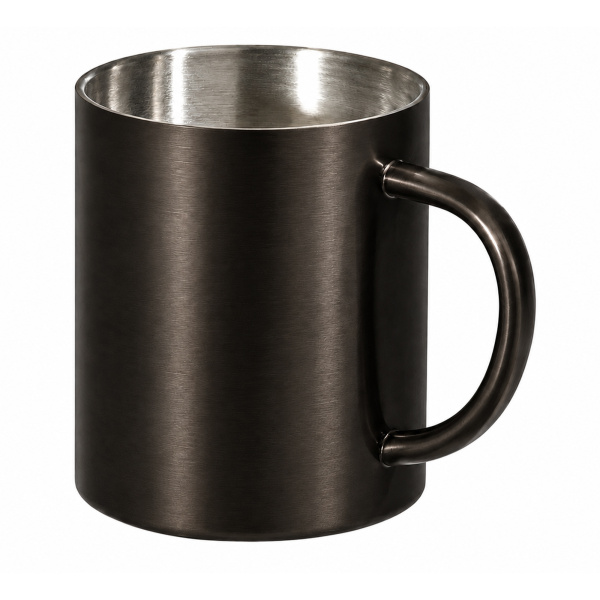 Стальная кружка с двойными стенками Altai, gun metal