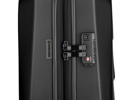 Чемодан WENGER Prymo, чёрный, малый, 40х55х20 см, 36 л, ABS+PC