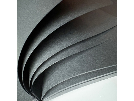 Скетчбук Sketch & Art в мягком переплете 140х210 мм, 100 л. черной бумаги 100 гр., красный