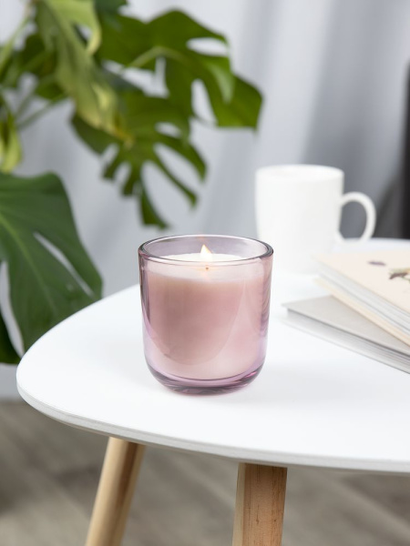 Ароматическая свеча Vitral, красный апельсин и базилик, фиолетовая