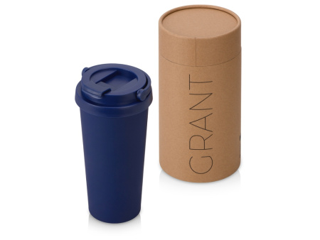 Вакуумная термокружка Grant, soft-touch, тубус