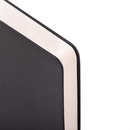 Ежедневник недатированный "FunkyPlan", 130*210 мм, черный, красный форзац, в линейку