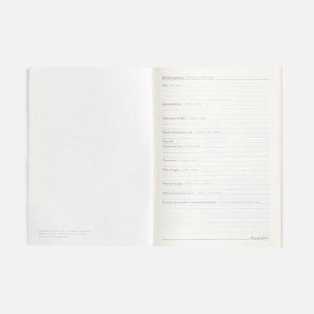 Ежедневник Repute, недатированный, красный