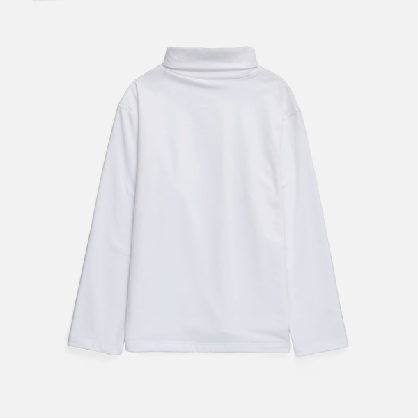 Лонгслив из бифлекса Morfiss, белый, размер XS/S