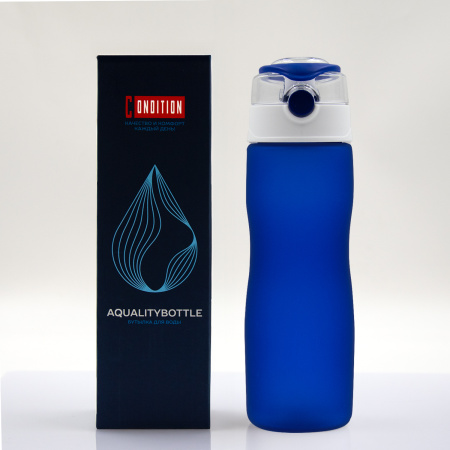 Бутылка для воды AqualityBottle, 680мл (синий)