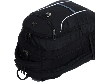 Рюкзак TORBER XPLOR с отделением для ноутбука 15, чёрный, полиэстер 600D, 35x20x47 см, 33л