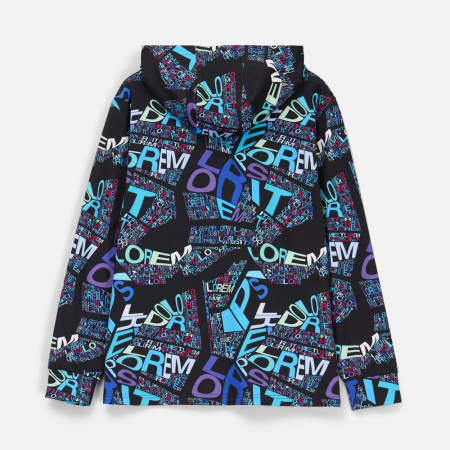 Худи унисекс Morfiss с полной запечаткой на заказ, размер XS/S