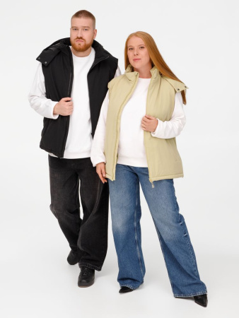 Жилет унисекс Sfera, светло-серый, размер 4XL