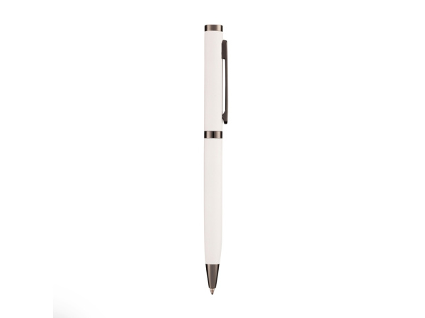 Ручка Firenze шариковая автоматическая софт-тач, белая
