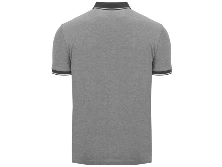 Рубашка поло Bowie мужская, меланжевый черный