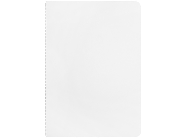 Бизнес-тетрадь А5 Pragmatic Contrast, 40 листов в клетку, белый с черным срезом