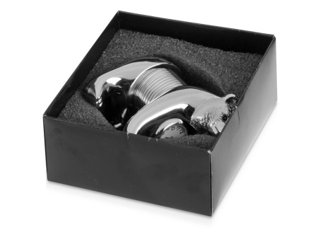 Часы Медведь, серебристый