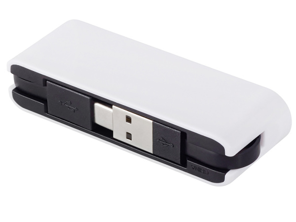USB-хаб Hubix с коннектором 2-в-1 USB-C и USB-A, 2.0 USB-хаб Hubix с коннектором 2-в-1 USB-C и USB-A, 2.0