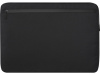 Чехол Rise для ноутбука с диагональю экрана 15,6 дюйма, изготовленный из переработанных материалов согласно стандарту GRS - сплошной черный