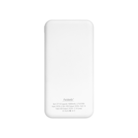 Внешний аккумулятор с подсветкой Starlight Plus PB 10000 mAh, белый