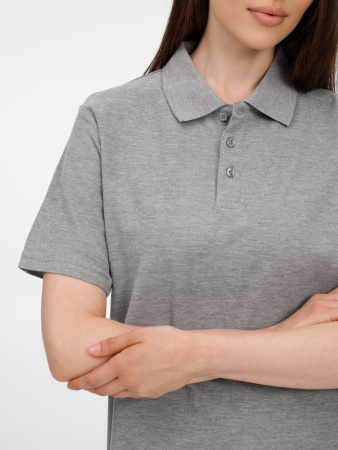 Рубашка поло унисекс Tervise, серый меланж, размер 3XL