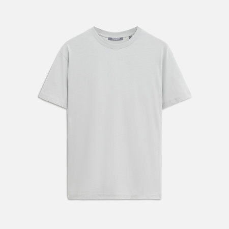 Футболка унисекс KRIS, 100% хлопок, 150 гр., светло-серая, размер XS