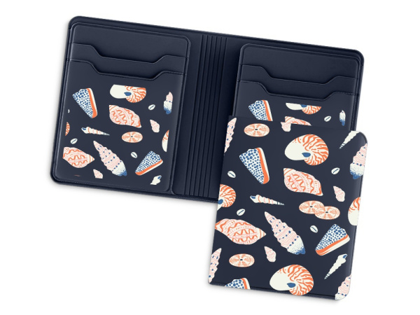 Картхолдер с отделением для наличных денег с возможностью полноцветной УФ-печати, софт-тач