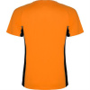 Спортивная футболка SHANGHAI мужская, ФЛУОРЕСЦЕНТНЫЙ ОРАНЖЕВЫЙ/ЧЕРНЫЙ 2XL