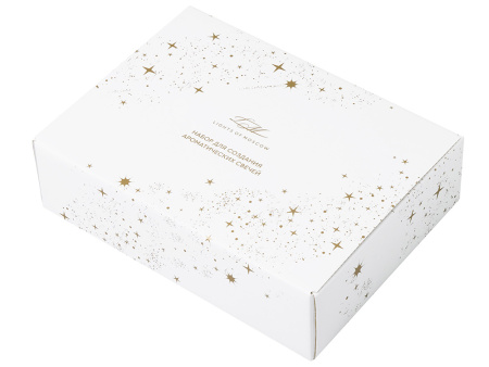 Набор для создания 2-х ароматических свечей: амбра и табак/маракуйя, сандал и пачули