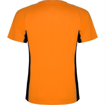 Спортивная футболка SHANGHAI мужская, ФЛУОРЕСЦЕНТНЫЙ ОРАНЖЕВЫЙ/ЧЕРНЫЙ 2XL