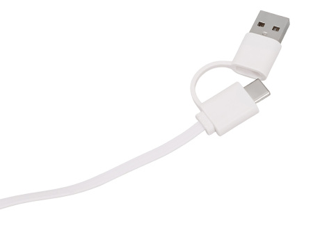 Универсальный кабель с подставкой 4-в-1 Unicable, белый Универсальный кабель с подставкой 4-в-1 Unicable, белый