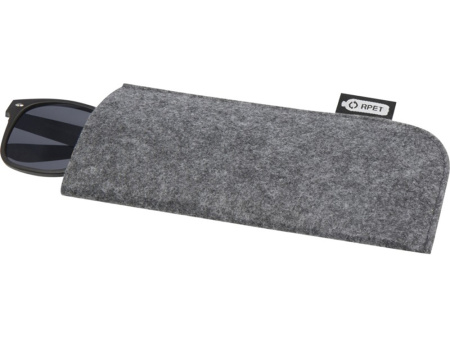 Чехол для очков Felta из материалов, переработанных согласно стандарту GRS, средне-серый