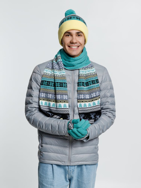 Перчатки Mirakler, зеленые с желтым, размер S/M